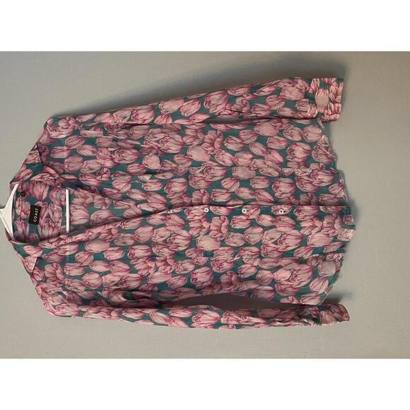 Coast Floral Print Blouse - Vibrant Tulip Design - Picture 7 of 9